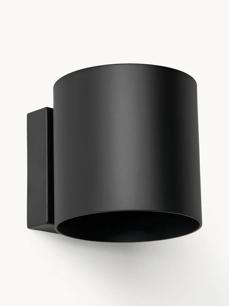 Westwing Collection Настенный светильник Roda, чёрный матовый