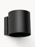 Westwing Collection Настенный светильник Roda, чёрный матовый — фото 1