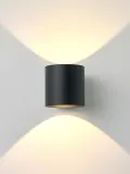 Westwing Collection Настенный светильник Roda, чёрный матовый — фото 3