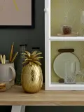 Bloomingville Ведёрко для льда Pineapple в форме ананаса из позолоченного алюминия, 1 л — фото 3