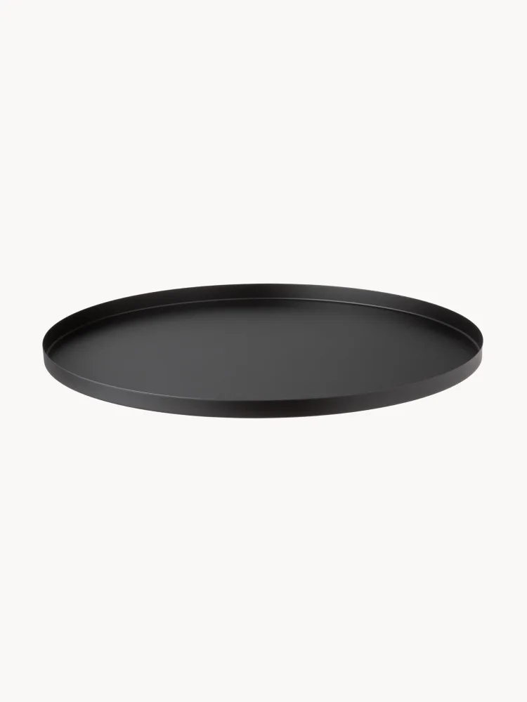Cooee Design Поднос декоративный круглый Circle, диаметр 40 см, Ø 40 × В 2 см, Чёрный