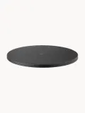 Cooee Design Поднос декоративный круглый Circle, диаметр 40 см, Ø 40 × В 2 см, Чёрный — фото 4