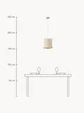 Westwing Collection Светильник подвесной Clouds, Ø 30 × В 30 см, Светлый бежевый — фото 2