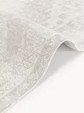 Westwing Collection Ковер Neapel из шенилла ручного ткачества с винтажным узором, 80х150 см, серо-голубой с кремово-белым — фото 6