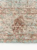 Westwing Collection Ковер Rimini из шенилла ручного ткачества с винтажным узором, 80х150 см, бирюзово-зелёный с бежевым — фото 6