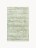 Westwing Collection Ковер Jane из вискозы ручного ткачества с мерцающим коротким ворсом, 80х150 см, шалфейный зелёный — фото 1