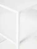 Westwing Collection Приставной столик Neptun металлический, Ш 45 × В 51 см, Белый — фото 3