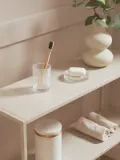 Andrea House Стакан для зубных щеток Gulji из рифленого стекла — фото 5
