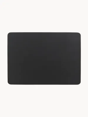ASA SELECTION Комплект салфеток под приборы из экокожи Pik, 2 шт, 46x33 см, чёрный матовый