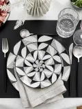 ASA SELECTION Комплект салфеток под приборы из экокожи Pik, 2 шт, 46x33 см, чёрный матовый — фото 4