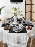 ASA SELECTION Комплект салфеток под приборы из экокожи Pik, 2 шт, 46x33 см, чёрный матовый — фото 5
