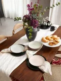 Bloomingville Набор тарелок для завтрака Patrizia ручной росписи, 3 предмета — фото 3