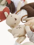 Bloomingville Mini Мягкие игрушки Friends, набор из 6 зверушек, 10х16 см, светло-бежевые — фото 6