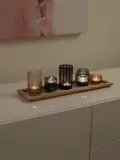 Набор подсвечников Bloomingville Elviena на деревянном подносе, 6 предметов — фото 6