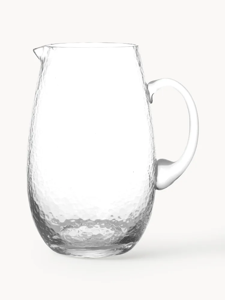 Кувшин Broste Copenhagen Hammered из выдувного стекла, 2 л