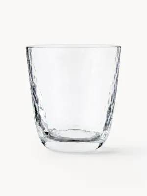 Broste Copenhagen Стакан для воды Hammered из выдувного стекла, 150 мл, прозрачный, Ø 9 × В 10 см, 250 мл, Прозрачный
