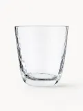 Broste Copenhagen Стакан для воды Hammered из выдувного стекла, 150 мл, прозрачный, Ø 9 × В 10 см, 250 мл, Прозрачный — фото 1