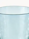 Broste Copenhagen Стакан для воды Hammered из выдувного стекла, 150 мл, синий с прозрачным — фото 3