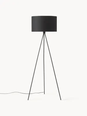 Westwing Collection Напольный светильник Cella на треноге с тканевым абажуром, В 158 см, Lampa
