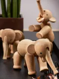 Kay Bojesen Фигурка декоративная слона Elephant из дуба ручной работы — фото 6