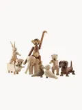Kay Bojesen Фигурка декоративная собаки Dog из грецкого ореха ручной работы — фото 2