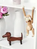 Kay Bojesen Фигурка декоративная собаки Dog из грецкого ореха ручной работы — фото 5