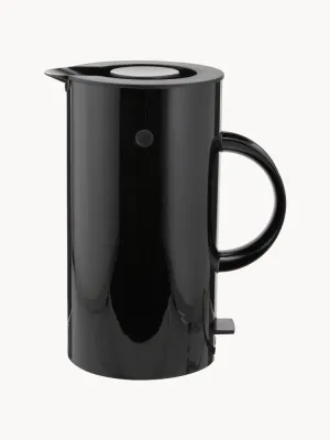 Stelton Чайник электрический EM77 с эмалевым покрытием, 1,5 л, высота 25 см, чёрный