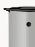 Stelton Чайник электрический EM77 с эмалевым покрытием, 1,5 л, высота 25 см, светло-серый с чёрным — фото 3