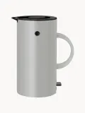 Stelton Чайник электрический EM77 с эмалевым покрытием, 1,5 л, высота 25 см, светло-серый с чёрным — фото 5