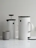 Stelton Чайник электрический EM77 с эмалевым покрытием, 1,5 л, высота 25 см, белый с чёрным — фото 7