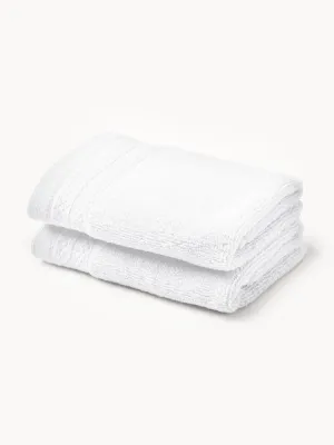 Westwing Collection Полотенце банное Premium, Ш 30 × 50 см, 2 шт., Белый