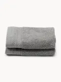 Westwing Collection Полотенце банное Premium, Ш 30 × 50 см, 2 шт., Тёмный серый — фото 8