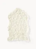 Westwing Collection Коврик из искусственного меха Morten с кудрявым ворсом 8 см, 60х90 см, молочно-белый — фото 1