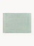 Westwing Collection Коврик для ванной Premium из органического хлопка, Ш 50 × Д 70 см, Шалфейный зелёный — фото 1