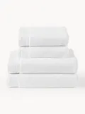 Westwing Collection Комплект махровых полотенец Premium, 3 предм. (гостевое полотенце, полотенце для рук, банное полотенце), Белый — фото 7