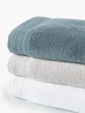 Westwing Collection Комплект махровых полотенец Premium, 3 предм. (гостевое полотенце, полотенце для рук, банное полотенце), Белый — фото 8