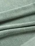 Westwing Collection Комплект махровых полотенец Premium, 3 предм. (гостевое полотенце, полотенце для рук, банное полотенце), Шалфейный зелёный — фото 8
