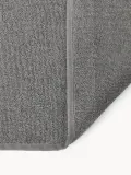 Westwing Collection Коврик для ванной Premium из органического хлопка, Ш 50 × Д 70 см, Тёмный серый — фото 3