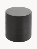 Yamazaki Шкатулка для украшений Tower с поворотными отделениями, Ø 10 × В 10 см, Чёрный — фото 1