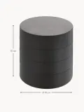 Yamazaki Шкатулка для украшений Tower с поворотными отделениями, Ø 10 × В 10 см, Чёрный — фото 2