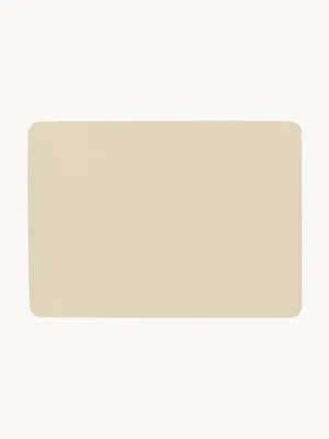 ASA SELECTION Комплект салфеток под приборы из экокожи Pik, 2 шт, 46x33 см, светло-бежевый матовый