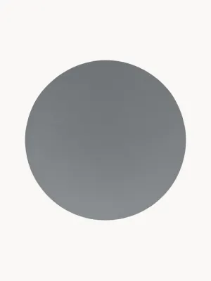 ASA SELECTION Комплект круглых салфеток под приборы из экокожи Pik, 2 шт, диаметр 38 см, тёмно-серый матовый