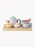 Bloomingville Mini Набор игрушек Coffee Time для игры в кафе, 13 предметов из дерева, 21х10х16 см, разноцветный — фото 1