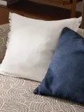 Westwing Collection Подушка декоративная Luana, Ш 50 × Д 50 см, Белый — фото 5