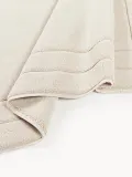 Westwing Collection Коврик для ванной Premium из органического хлопка, Ш 50 × Д 70 см, Светлый бежевый — фото 3