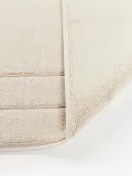 Westwing Collection Коврик для ванной Premium из органического хлопка, Ш 50 × Д 70 см, Светлый бежевый — фото 4