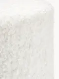 Westwing Collection Пуф Daisy тедди, Ø 54 × В 38 см, Кремово-белый — фото 3