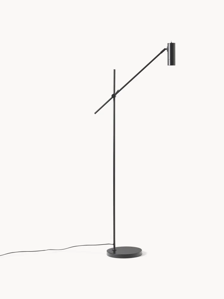 Westwing Collection Напольный светильник Cassandra для чтения, черный
