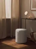 Westwing Collection Пуф Daisy тедди, Ø 38 × В 45 см, Кремово-белый — фото 7