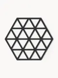 Zone Denmark Набор подставок под горячее Triangles из силикона, 2 предмета, чёрный — фото 1